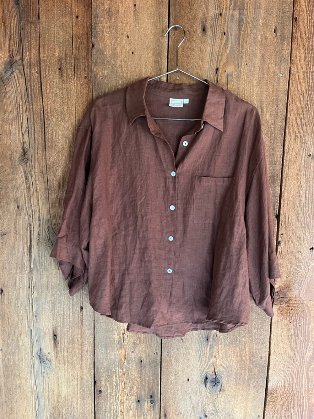 Deiji Studios 03 Set - BROWN - 100% linen (S/M) - Picture 10 of 11
